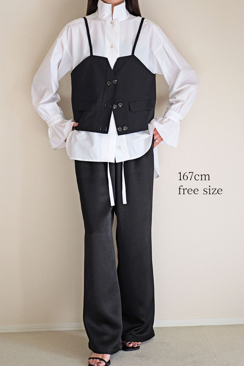 EDGE】リフラクスツイルビスチェ｜装いを格上げする大人の洗練ビスチェ