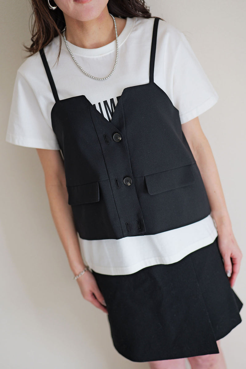 EDGE】リフラクスツイルビスチェ｜装いを格上げする大人の洗練ビスチェ