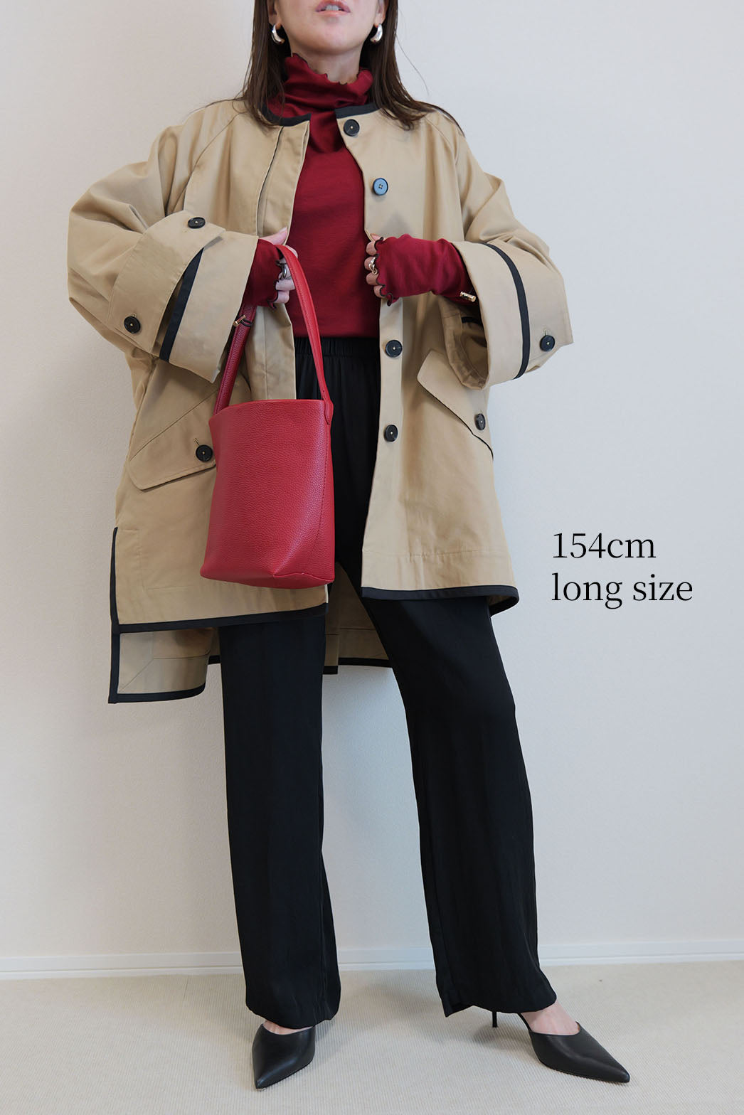 ÉLAN】ボックスショートトレンチ – un number