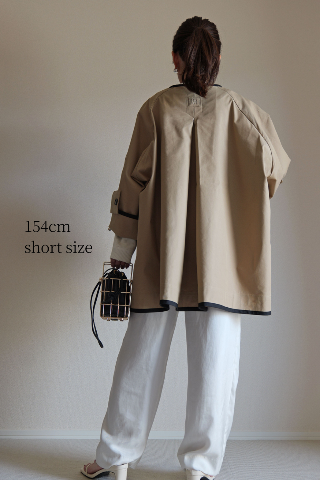 ÉLAN】ボックスショートトレンチ – un number