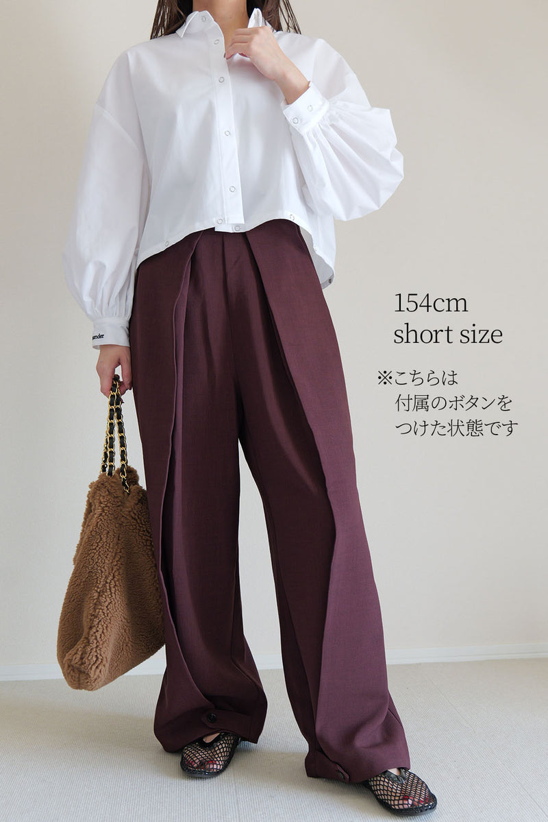 【George】サイドラップパンツ