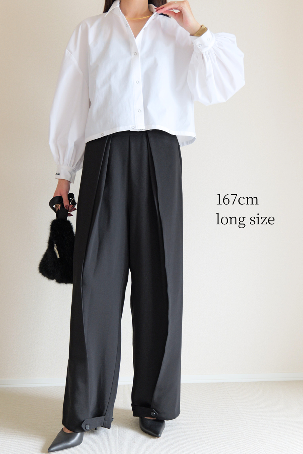 George】サイドラップパンツ – un number