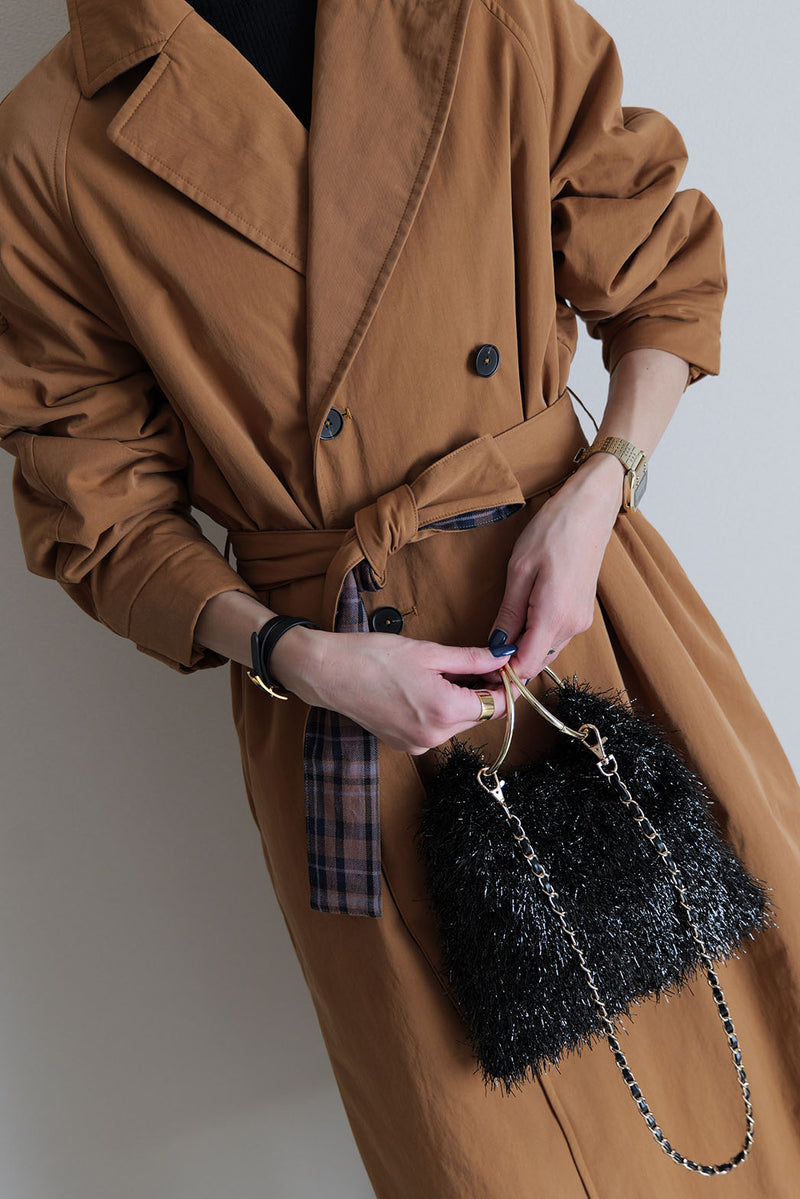 【KIRARA】シャイニー2wayチェーン付きリングバッグ