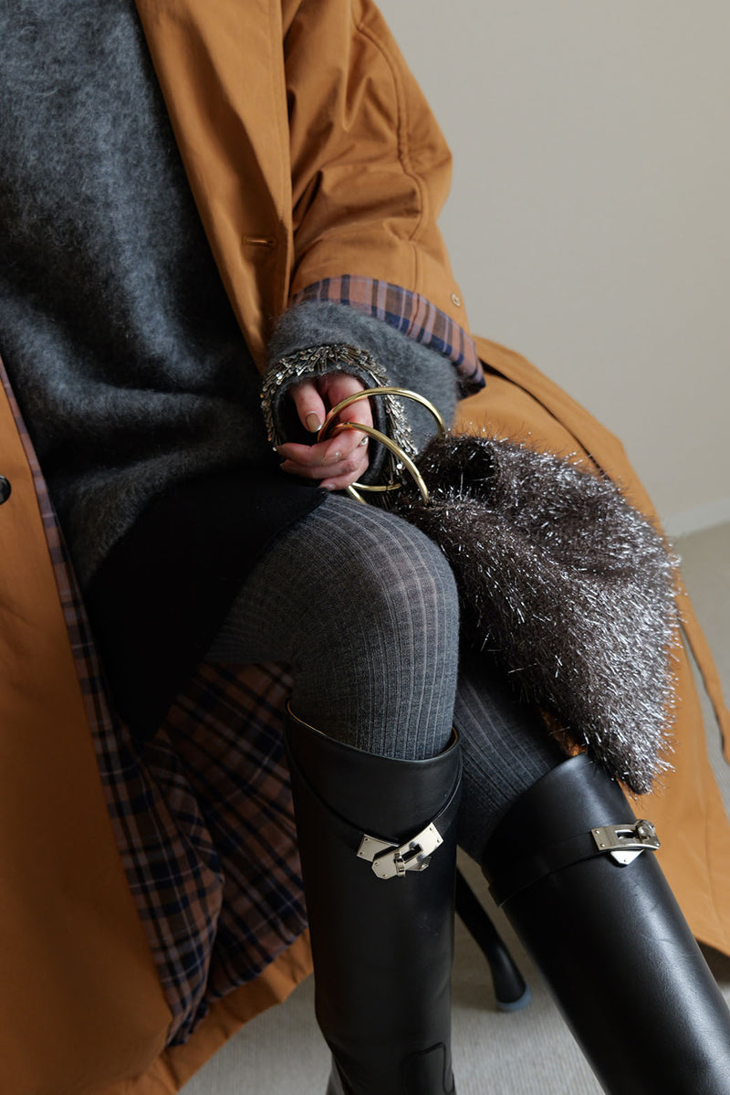 【KIRARA】シャイニー2wayチェーン付きリングバッグ