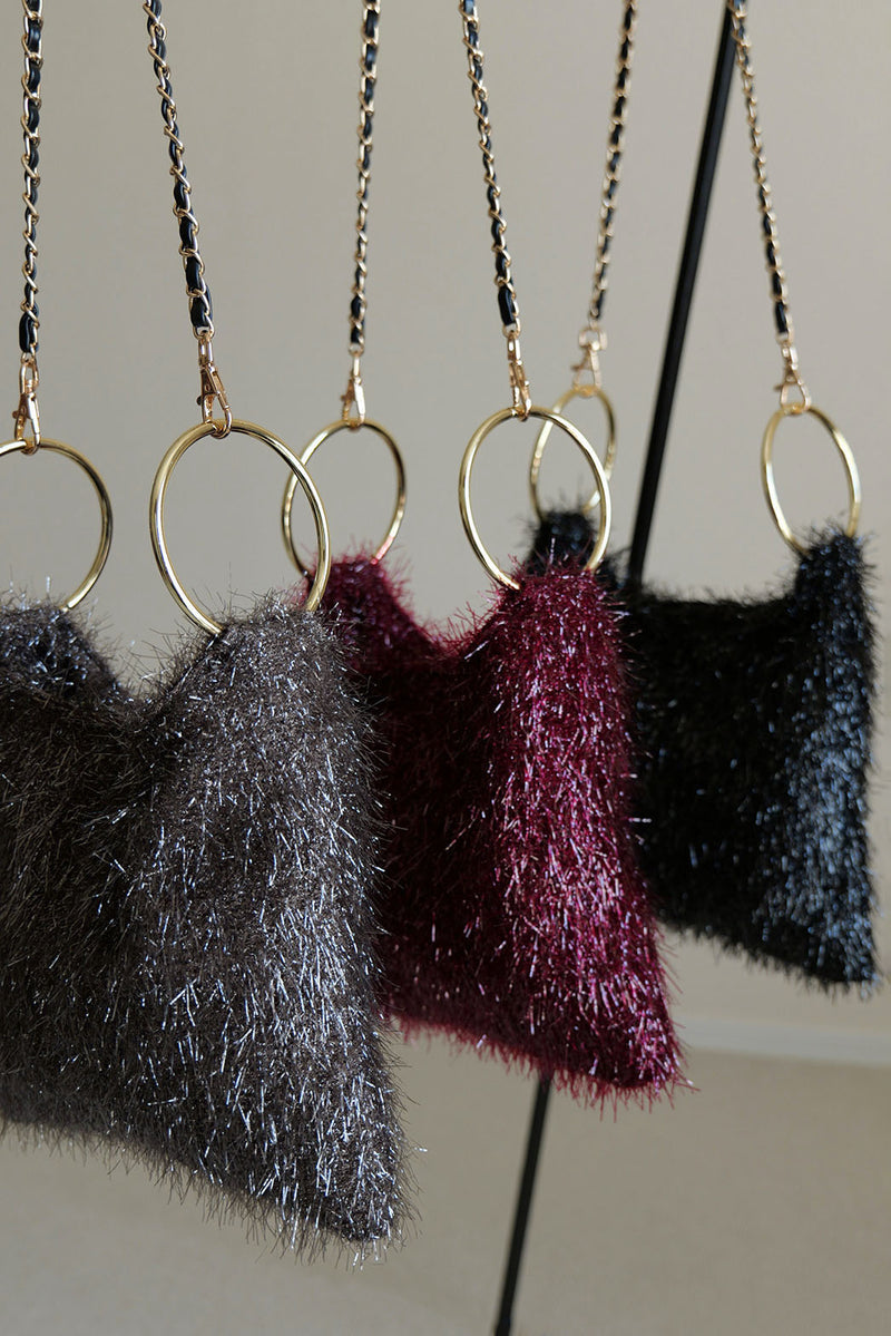 【KIRARA】シャイニー2wayチェーン付きリングバッグ