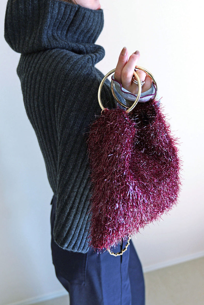 【KIRARA】シャイニー2wayチェーン付きリングバッグ