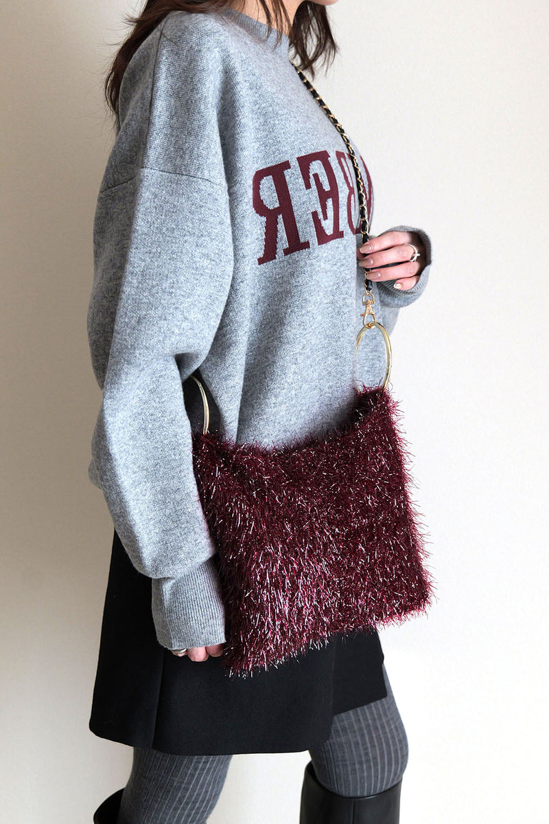 【KIRARA】シャイニー2wayチェーン付きリングバッグ