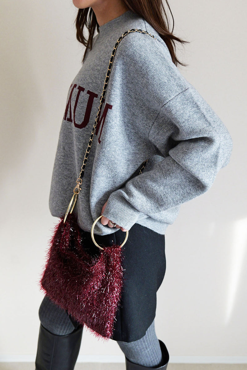 【KIRARA】シャイニー2wayチェーン付きリングバッグ