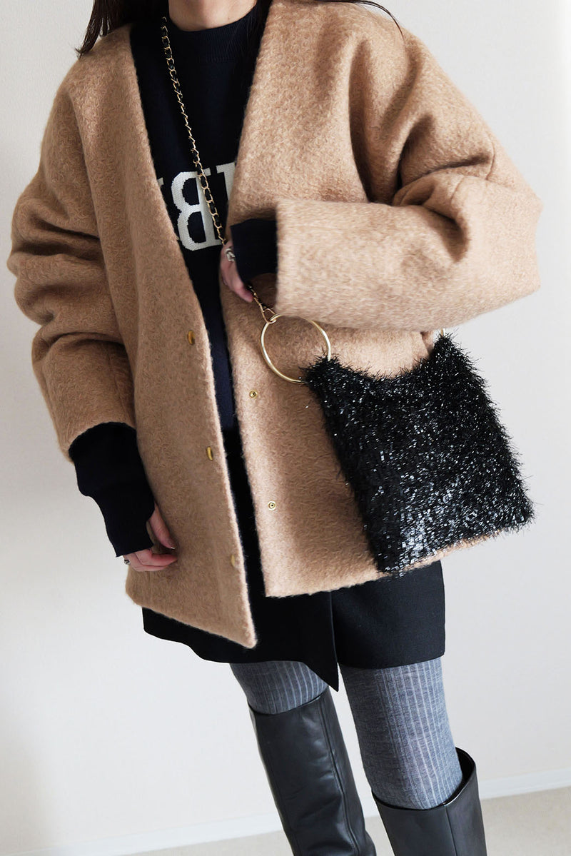 【KIRARA】シャイニー2wayチェーン付きリングバッグ