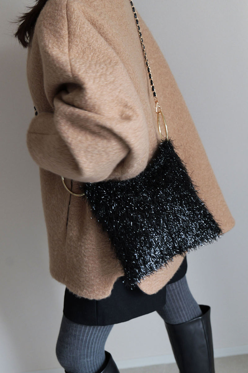 【KIRARA】シャイニー2wayチェーン付きリングバッグ