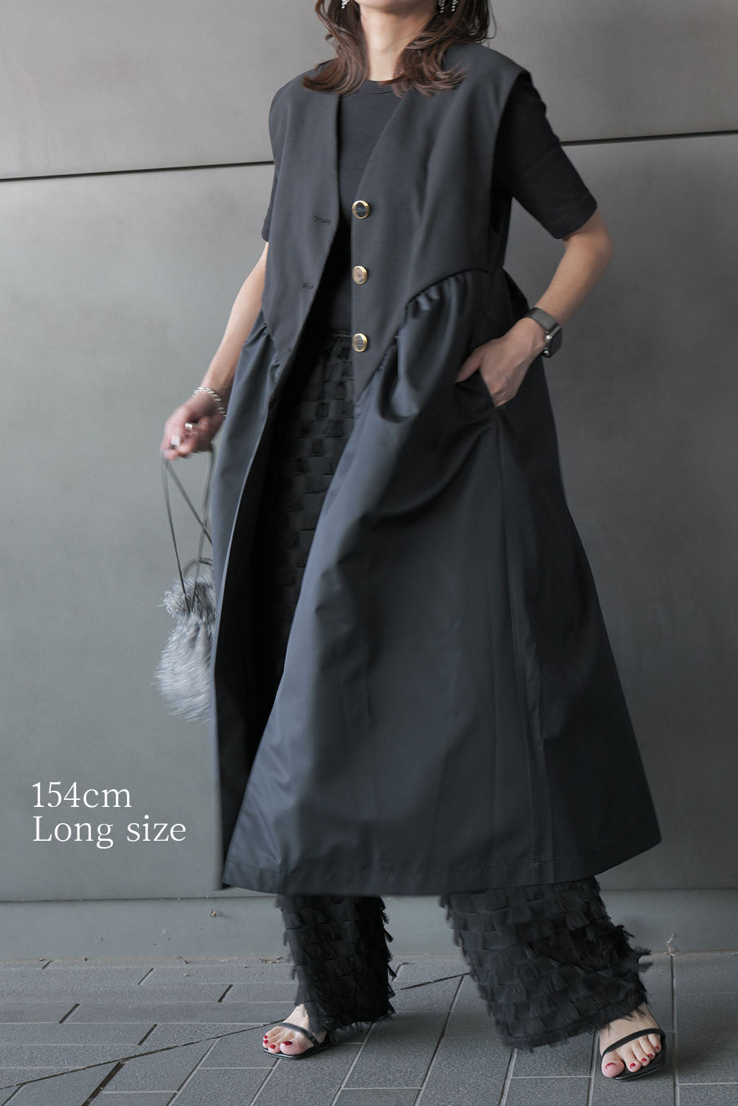 un number aya アンナンバー　モケモケチュニック　ショート TOPS – un number