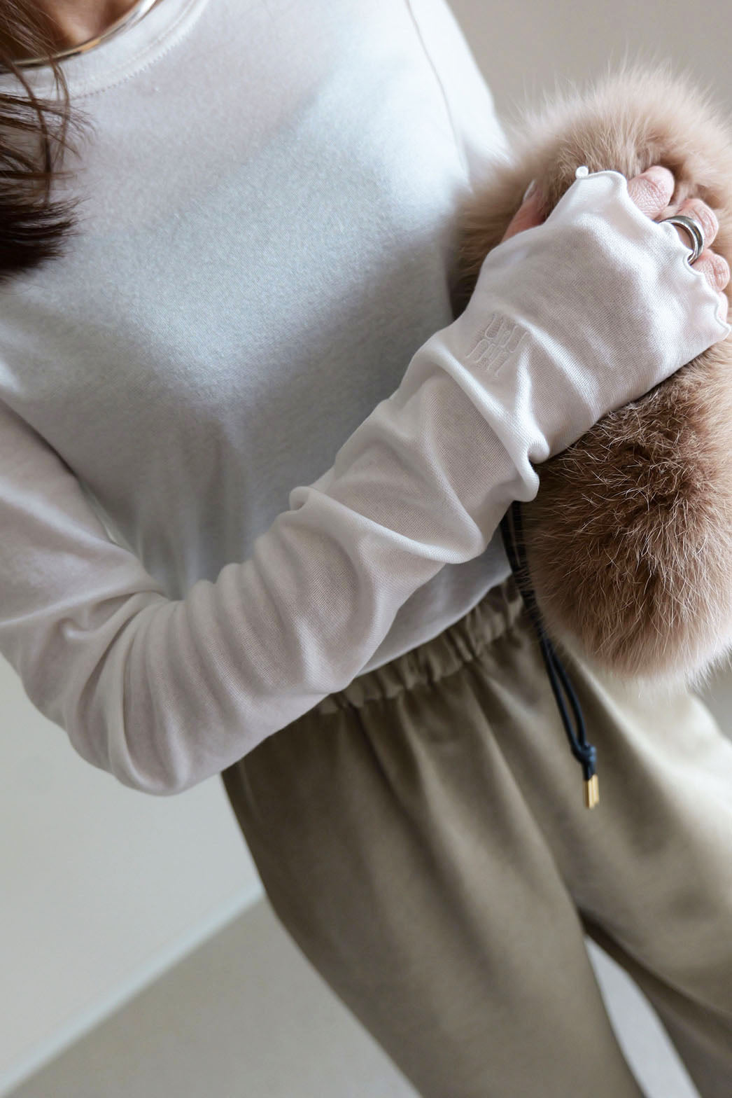 新品unnumberアンナンバー【COMFY】ハーフZIPスウェットトップス TOPS