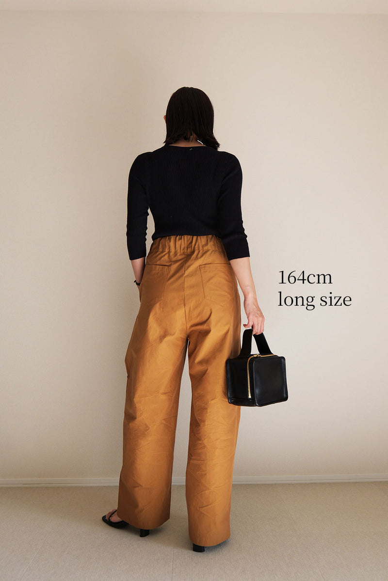 【PAS】インバーテッドタックパンツ