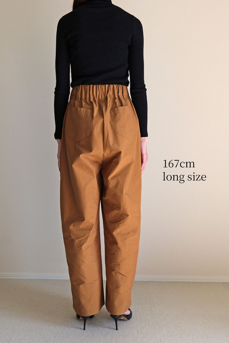 【PAS】インバーテッドタックパンツ