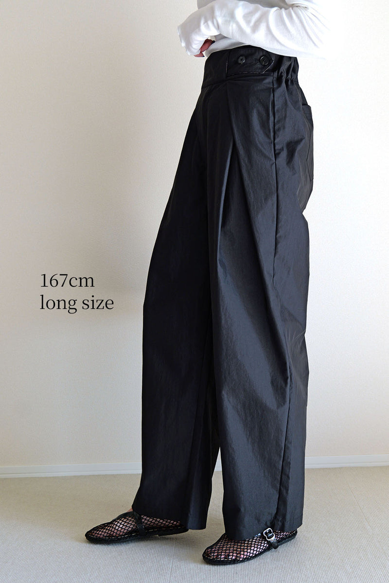 【PAS】インバーテッドタックパンツ