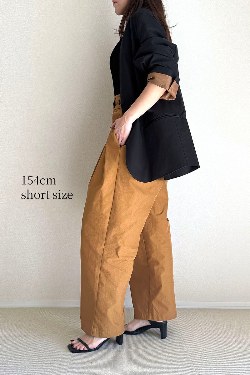 【PAS】インバーテッドタックパンツ