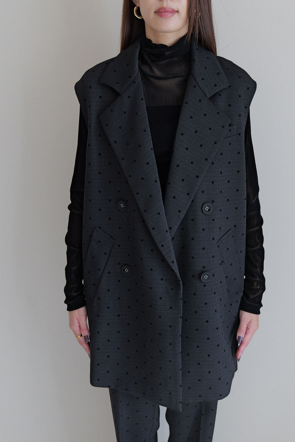 black／long