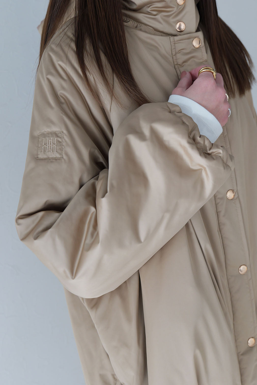【新品未使用】即完売✨Un number 3wayパファージャケット　ベージュ PONPA】3wayパファージャケット – un number