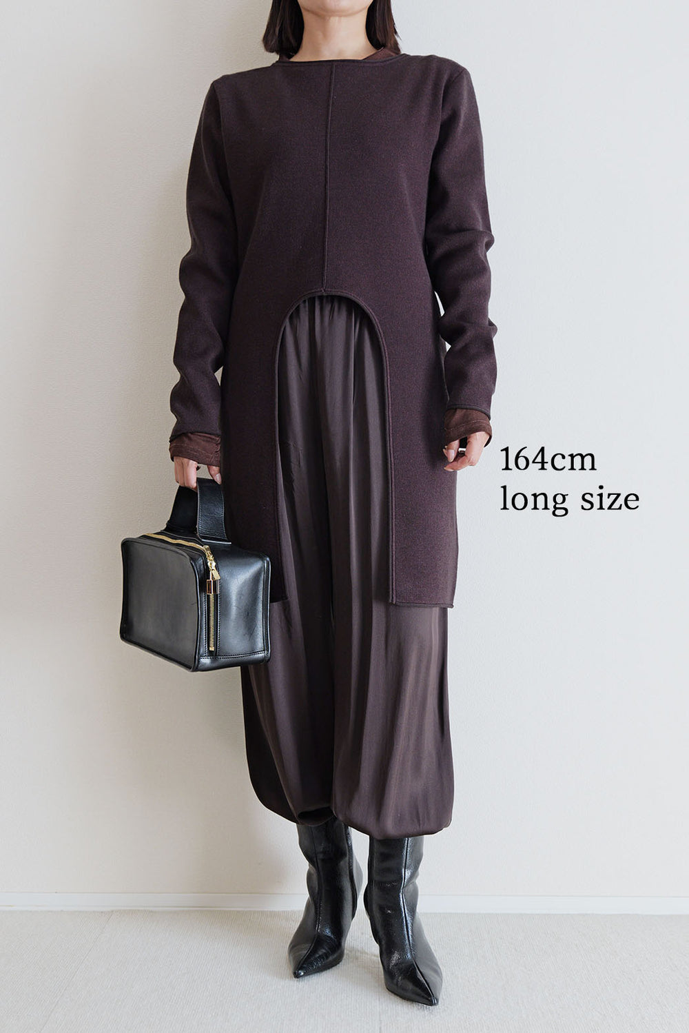brown／long