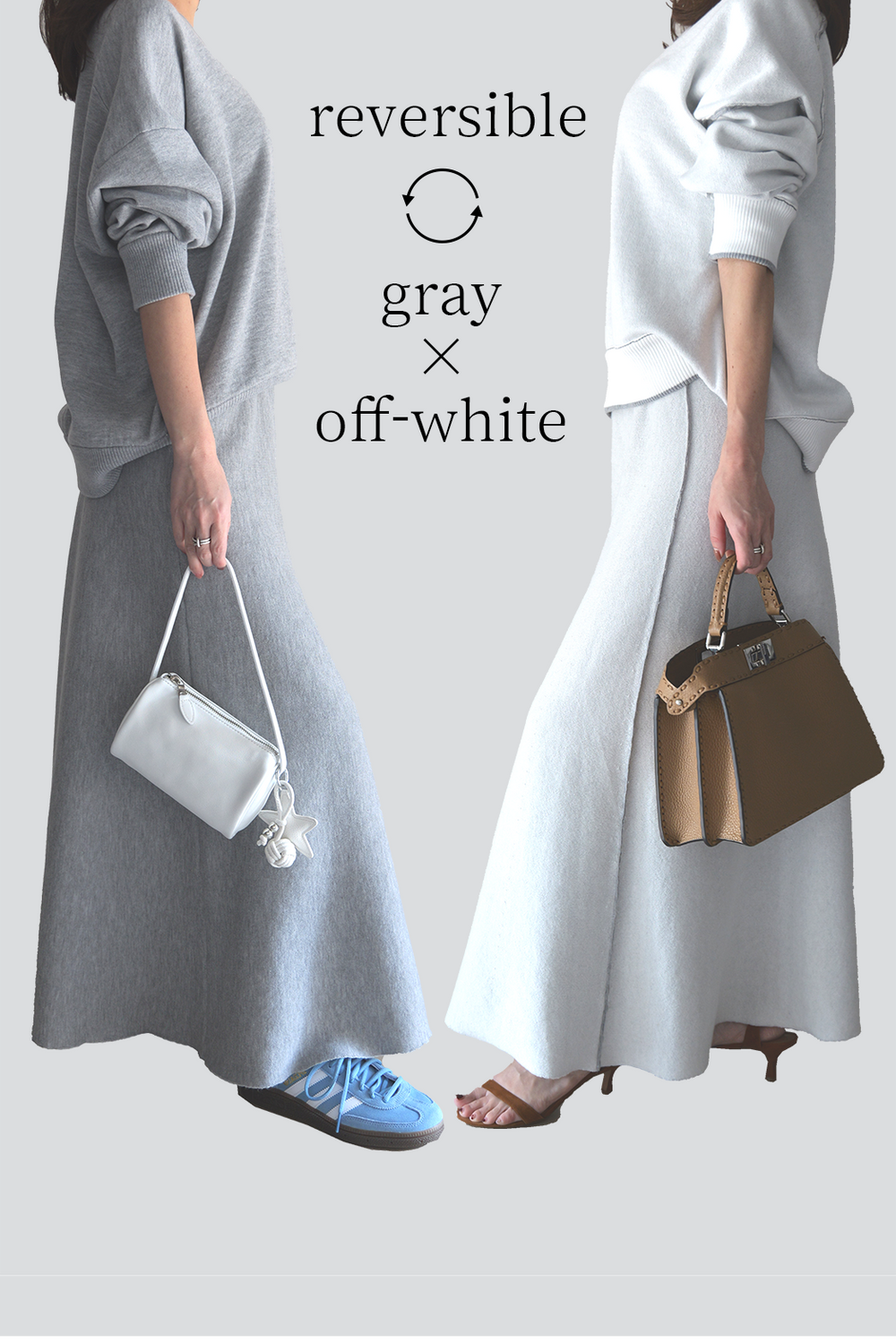 gray×off-white