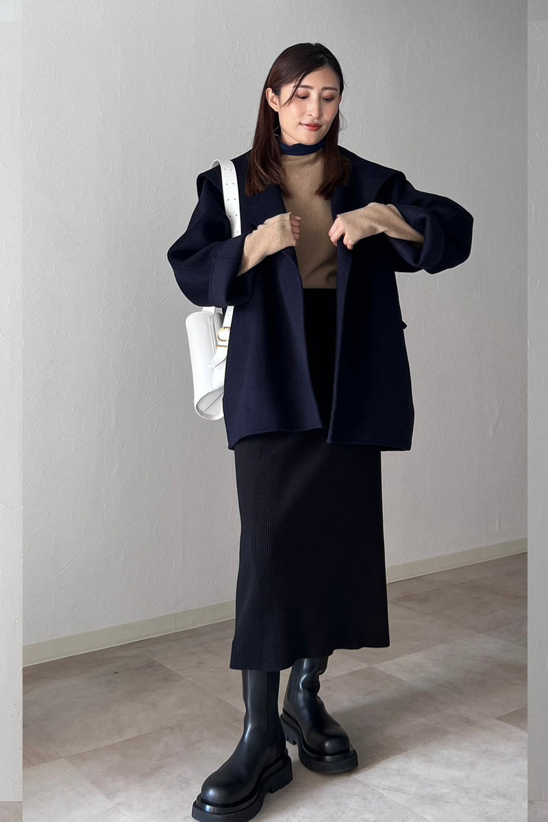 【Audrey】ダブルフェイス手縫いコート