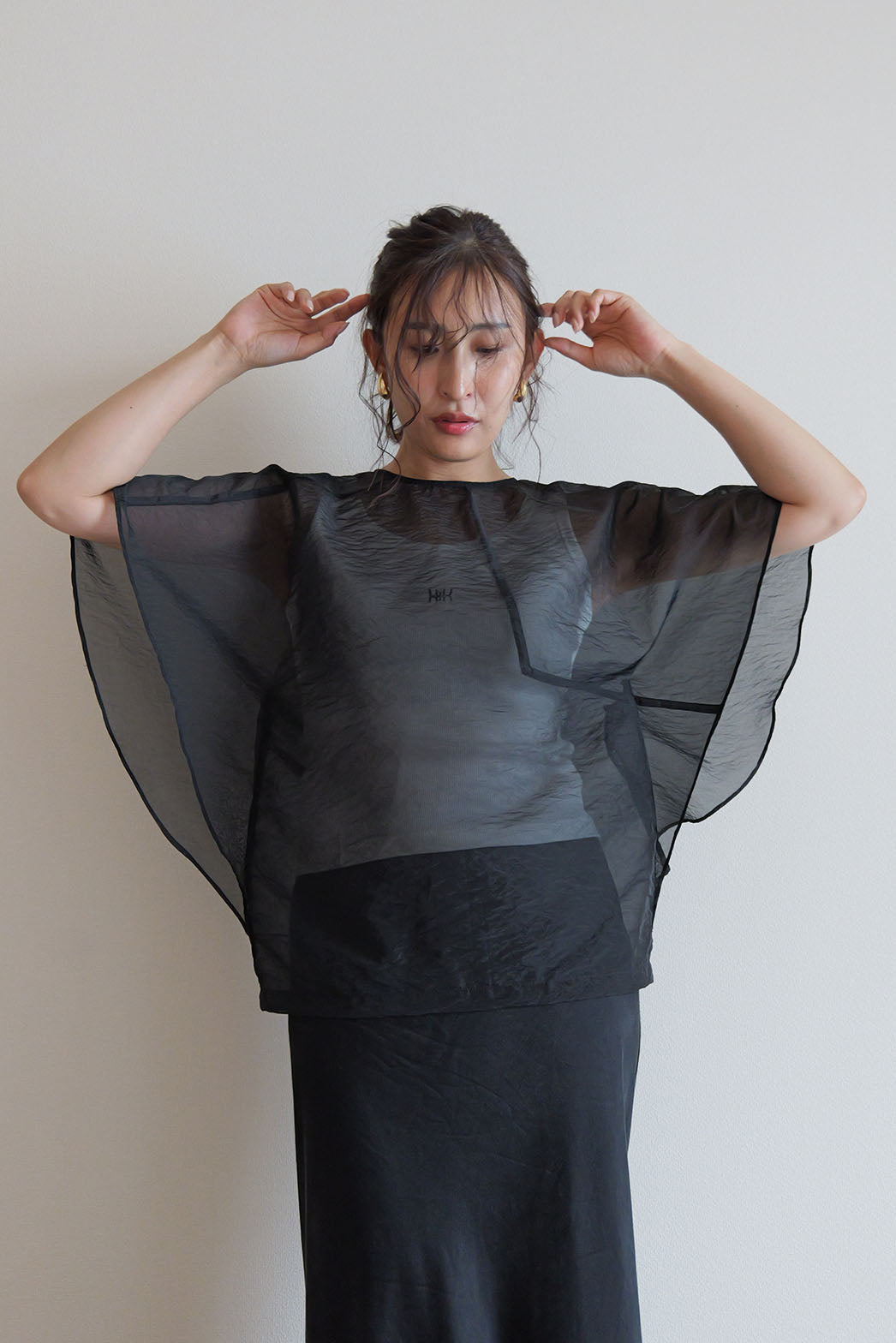 unnumber アンナンバー　モケモケチュニック　ブラック unnumber アンナンバーモケモケチュニックブラック