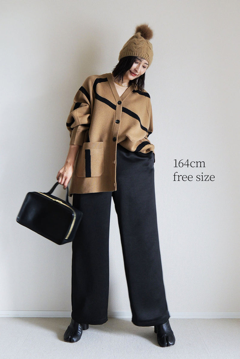 【UNEUNE】ジャガードニットカーディガン