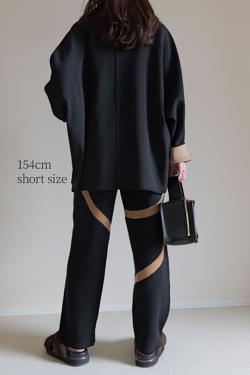 【UNEUNE-P】ジャガードニットパンツ