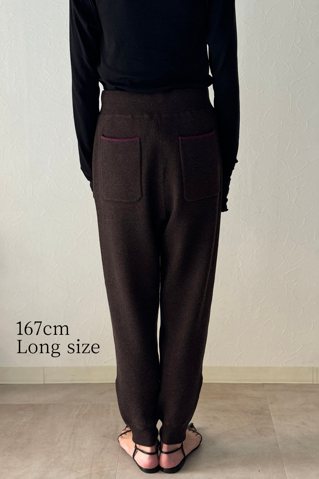 WAG-P】配色ニットパンツ – un number