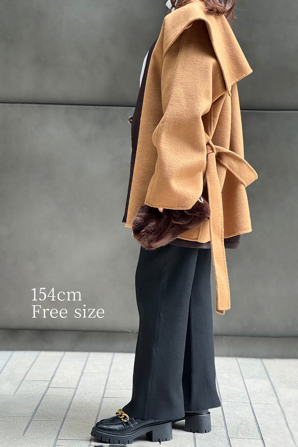 ▼2.9万✨再販現行品✨アンナンバー 【Audrey】ダブルフェイス手縫いコート Audrey】ダブルフェイス手縫いコート – un number