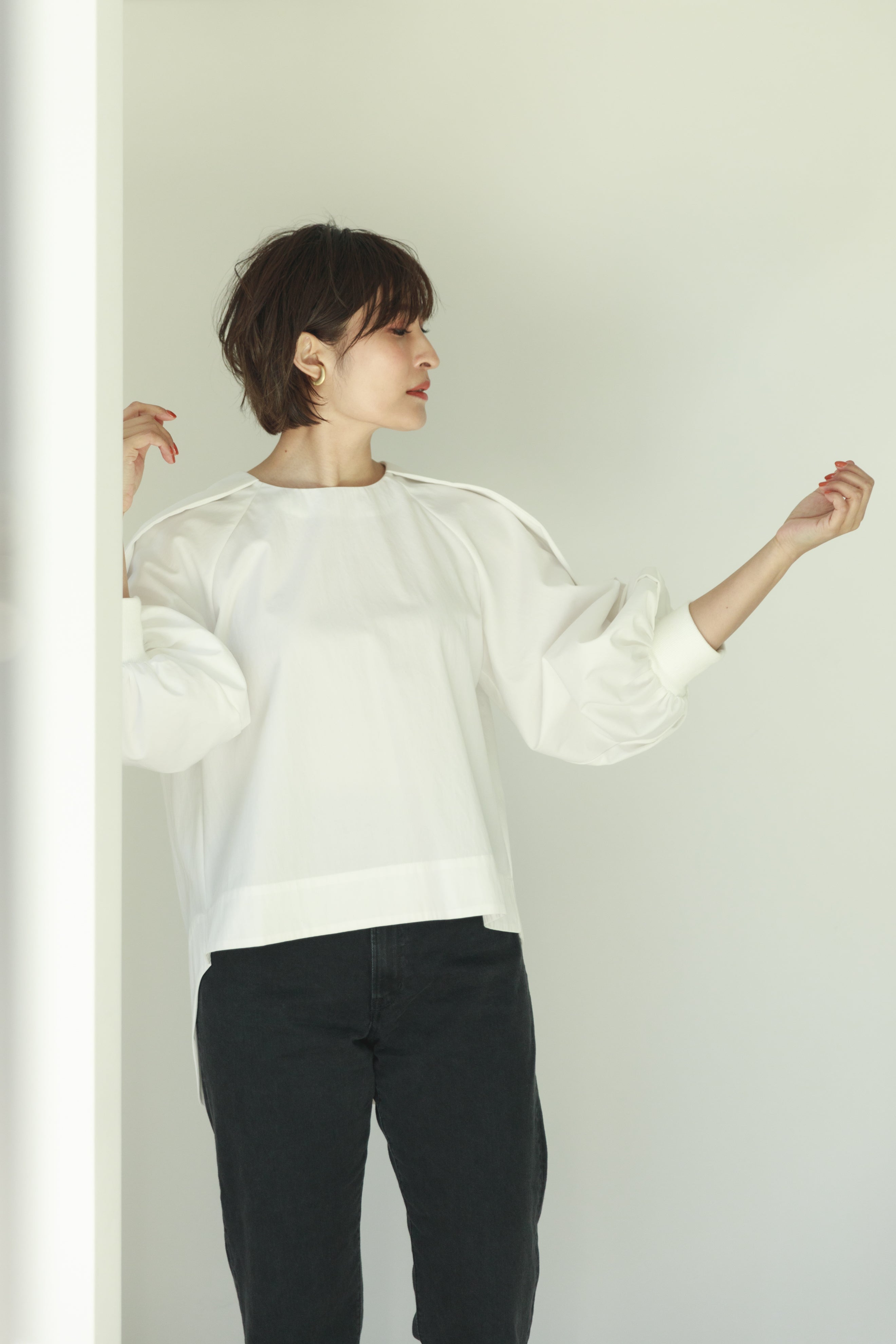 un number「Balloon」ボリュームスリーブブラウス un number「BALLOON」ボリュームスリーブブラウス