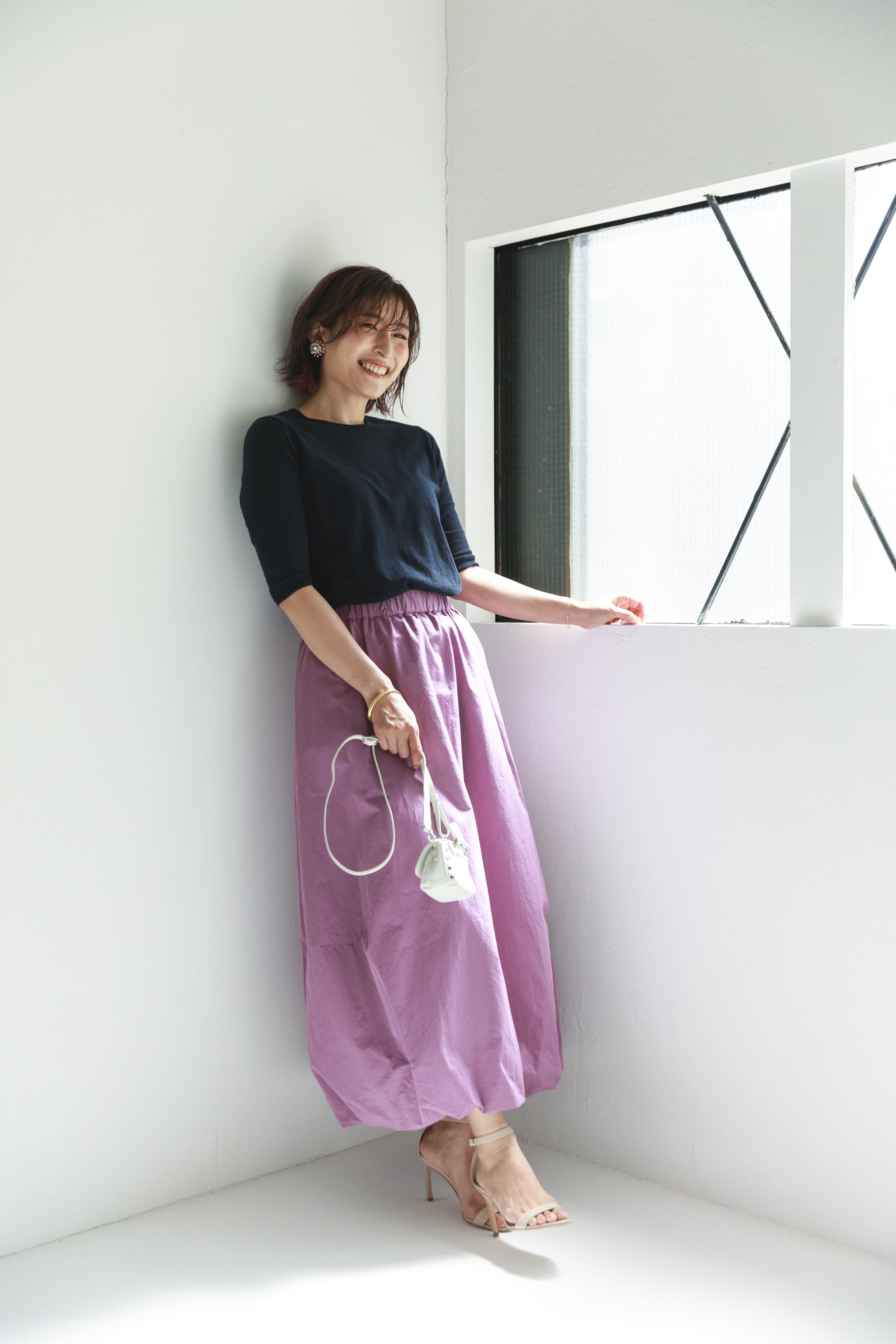 un number「flowy」マキシスカート