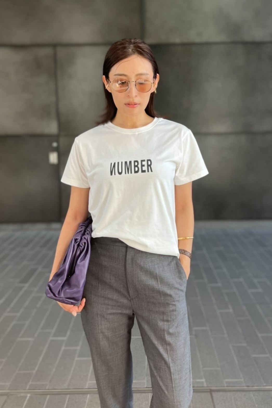 un number aya アンナンバー　モケモケチュニック　ショート TOPS – un number